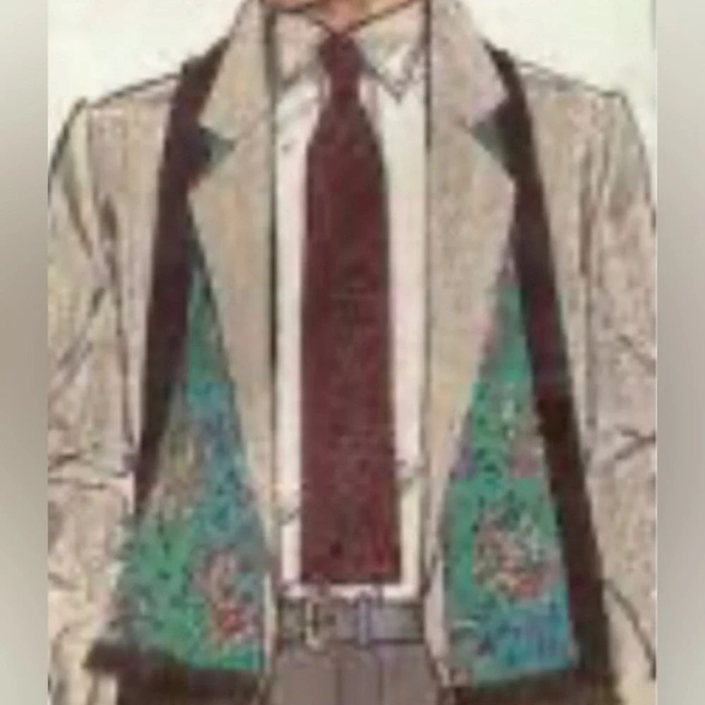 Fashionable Polo by Ralph Lauren Double layered Paisley pattern scarf. Italy